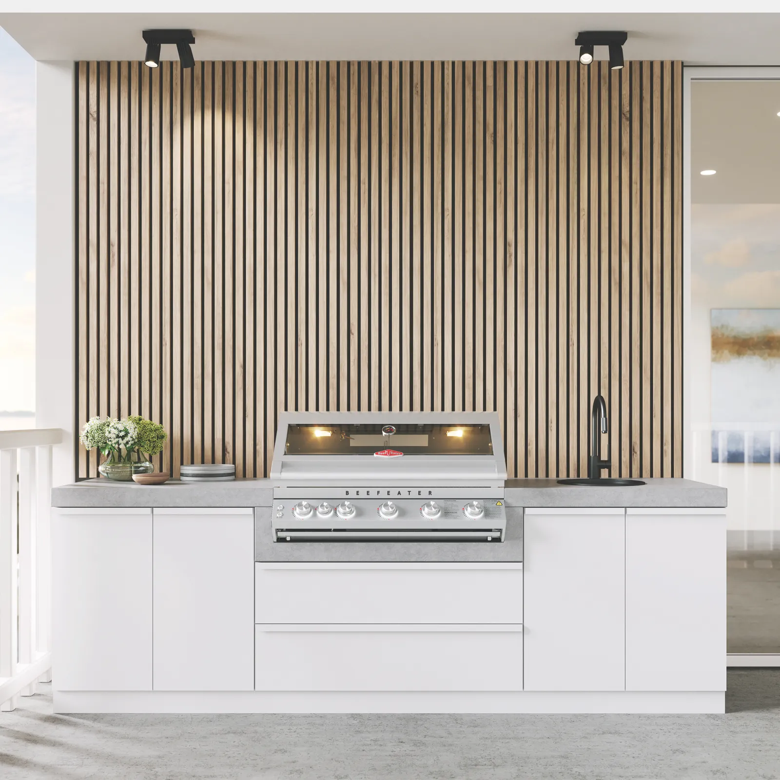 BeefEater 7000 Series Premium – 5-Brenner Einbaugrill