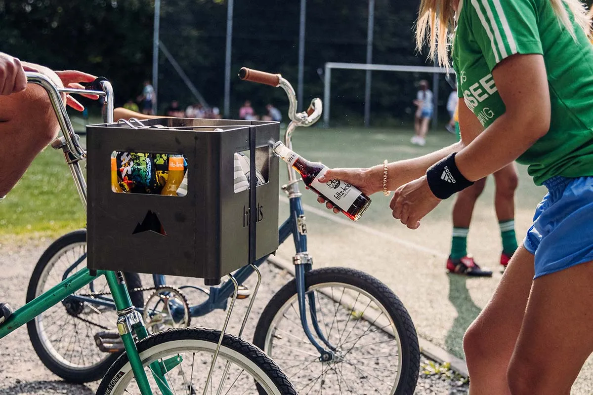 BEER BOX Feuerkorb schwarz
