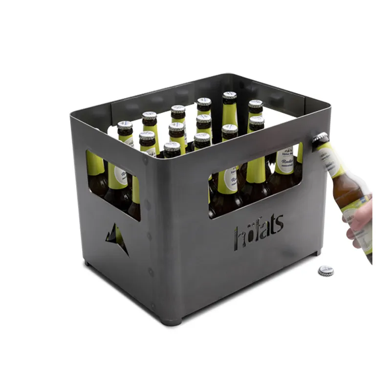 BEER BOX Feuerkorb schwarz
