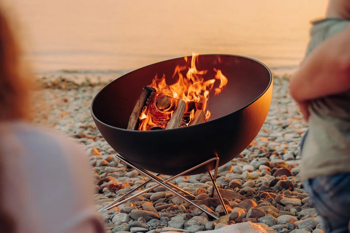 BOWL 57 Feuerschale mit Sternfuß