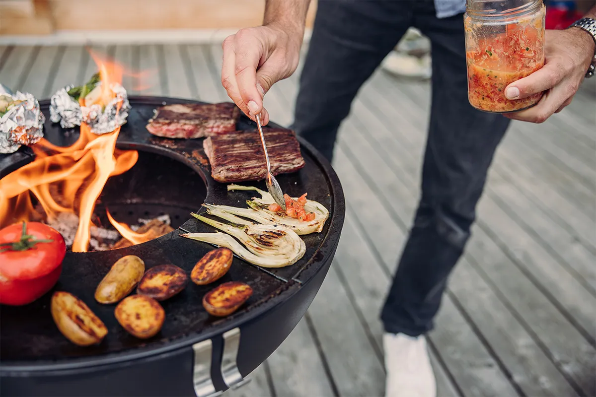 BOWL 57 Plancha-Grillset hoch