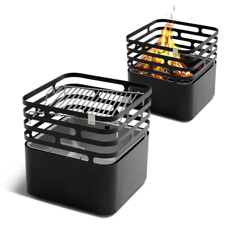 CUBE BBQ Set schwarz