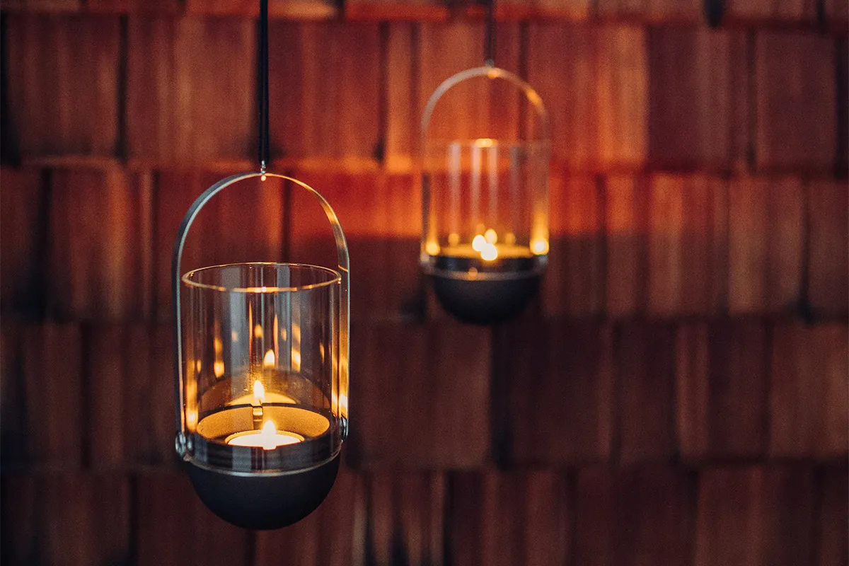 GRAVITY CANDLE schwarz