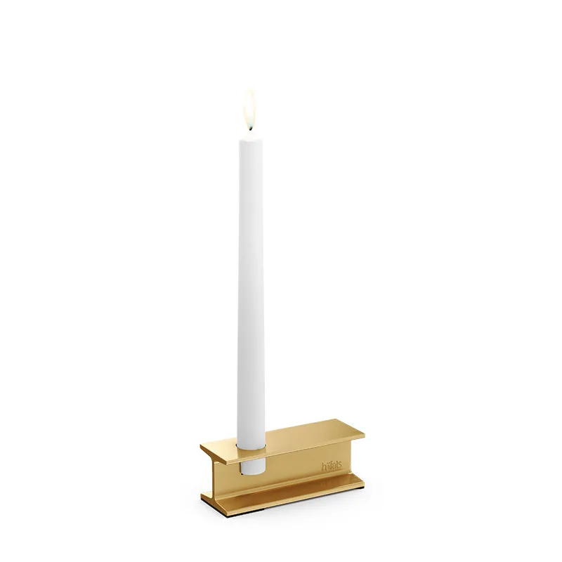 HENRY METAL I+I Kerzenhalter-Set gold