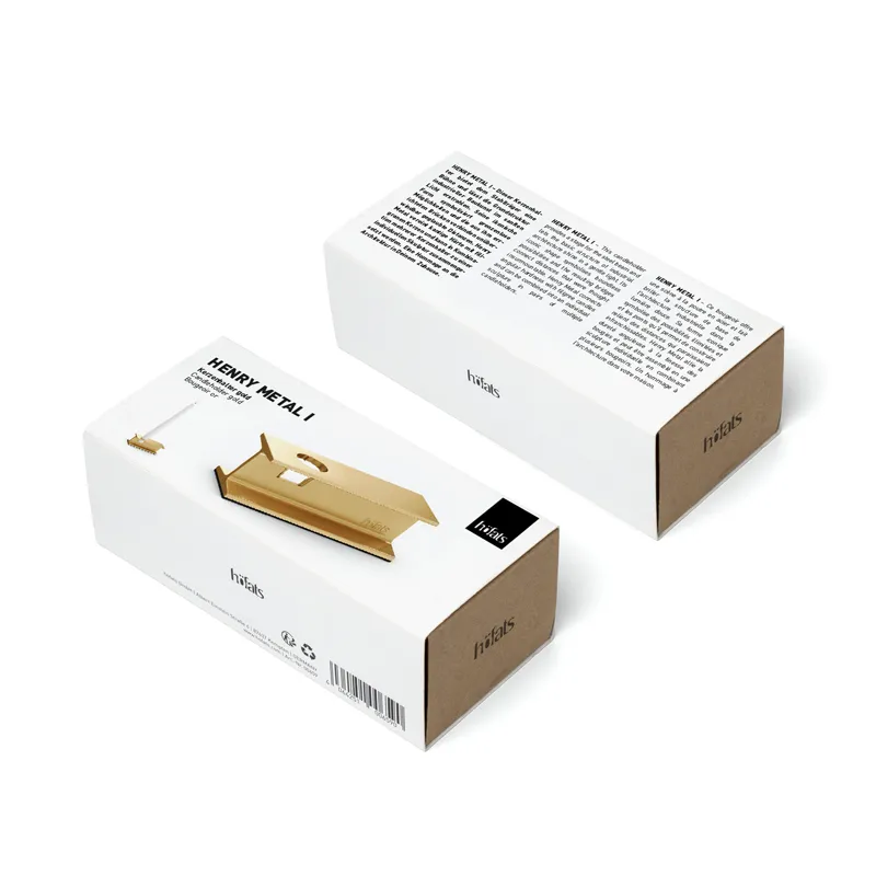HENRY METAL I+I Kerzenhalter-Set gold