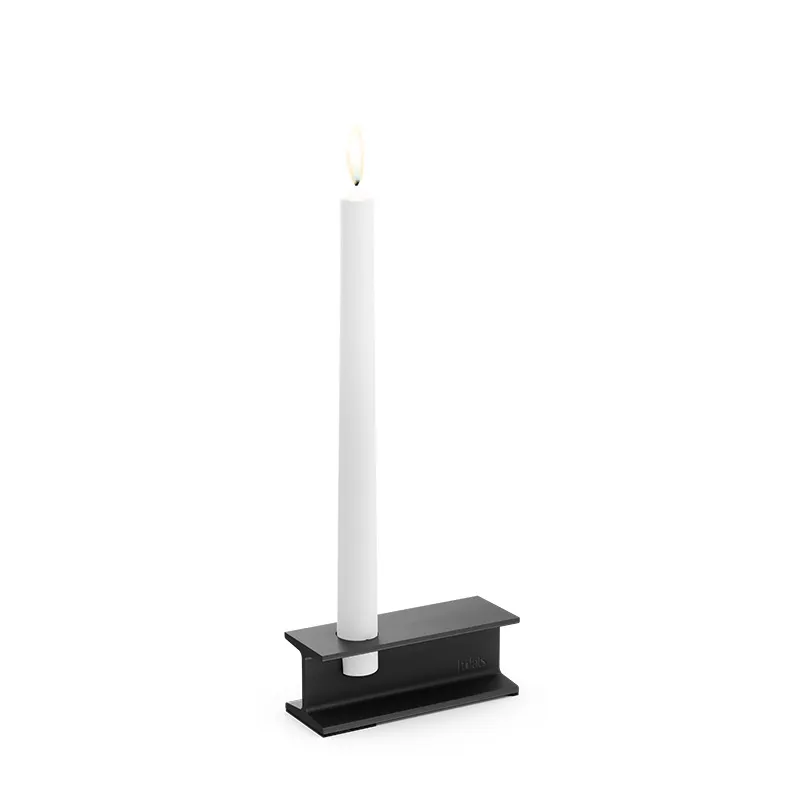 HENRY METAL I+II Kerzenhalter-Set schwarz