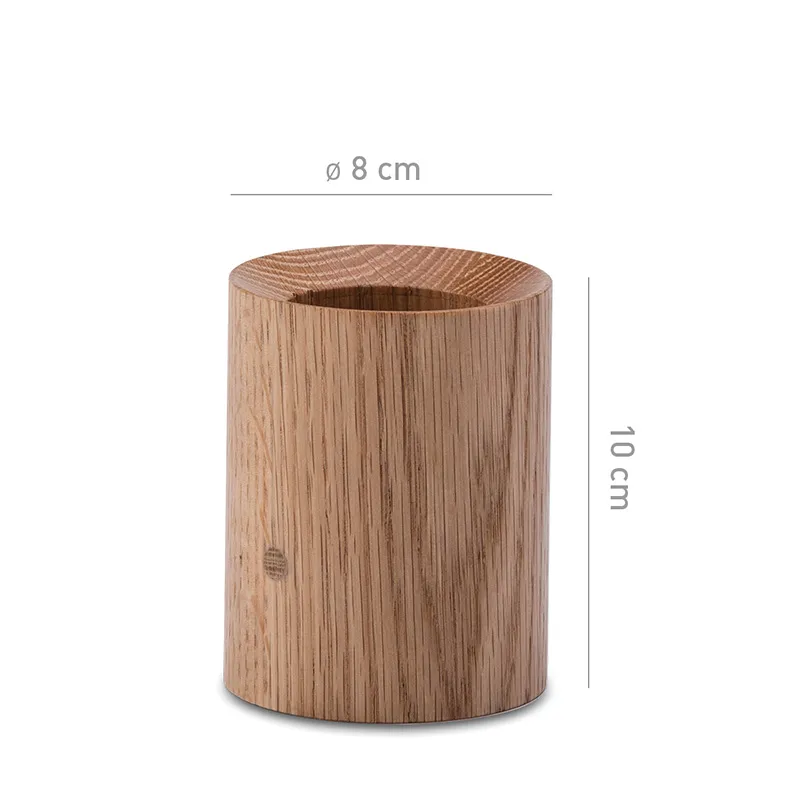 Holzfuß für Schürhaken und Feuerzange