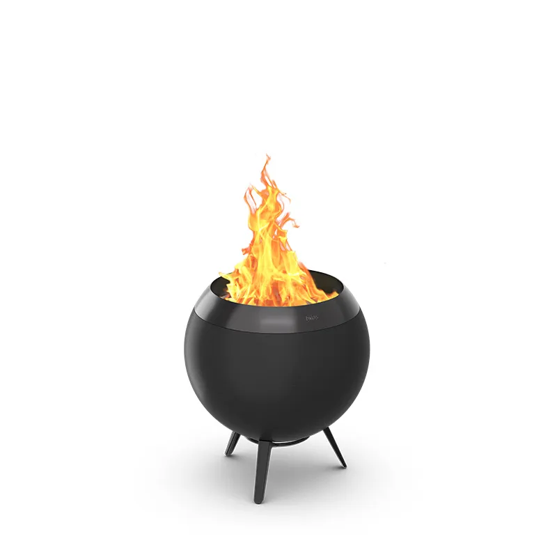 MOON 45 all black Plancha-Grillset niedrig
