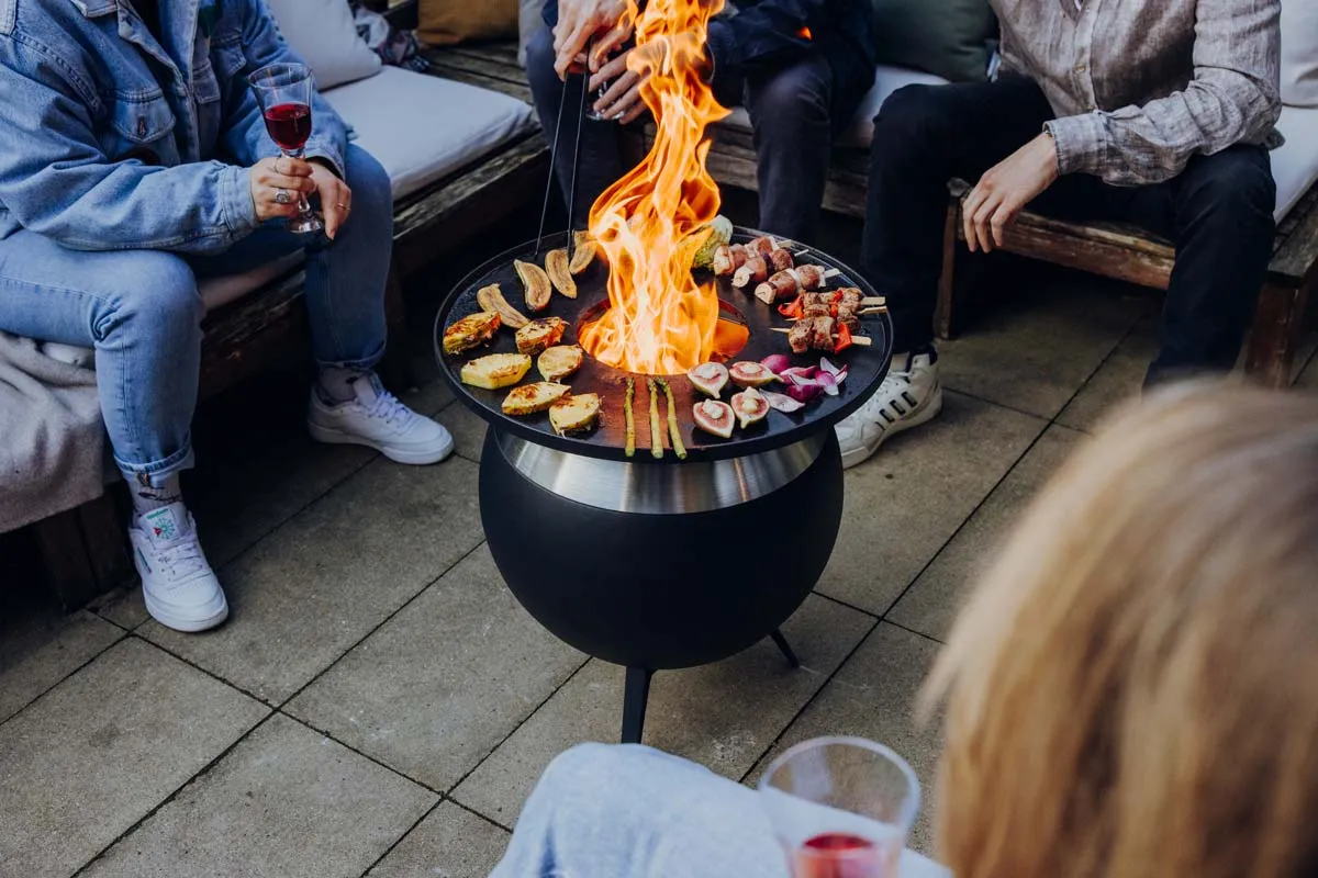 MOON 45 Plancha-Grillset tief