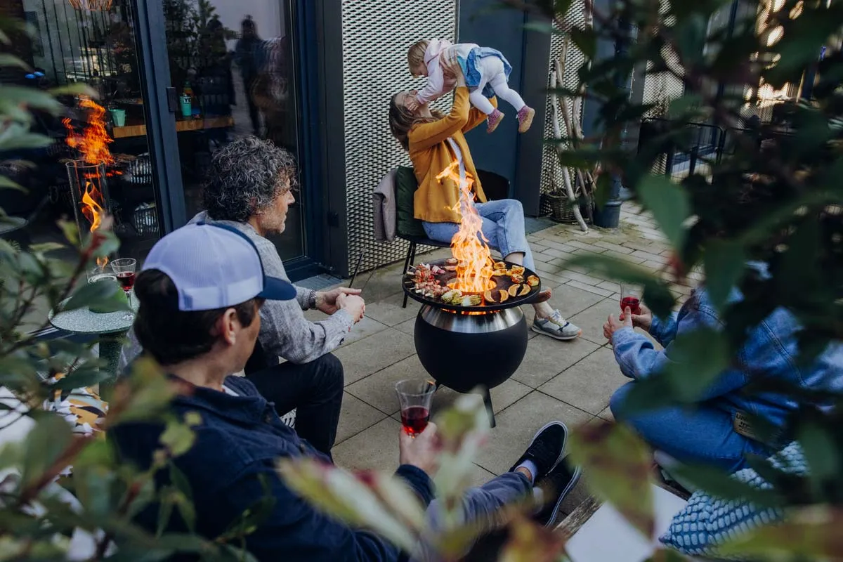 MOON 45 Plancha-Grillset tief