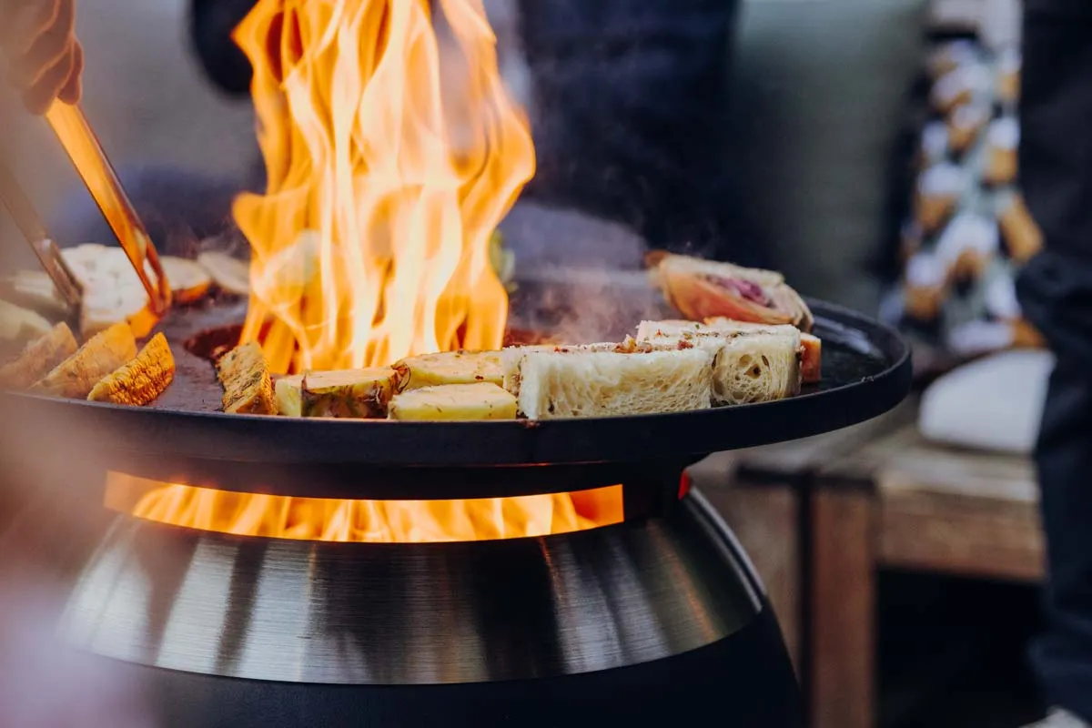 MOON 45 Plancha-Grillset tief