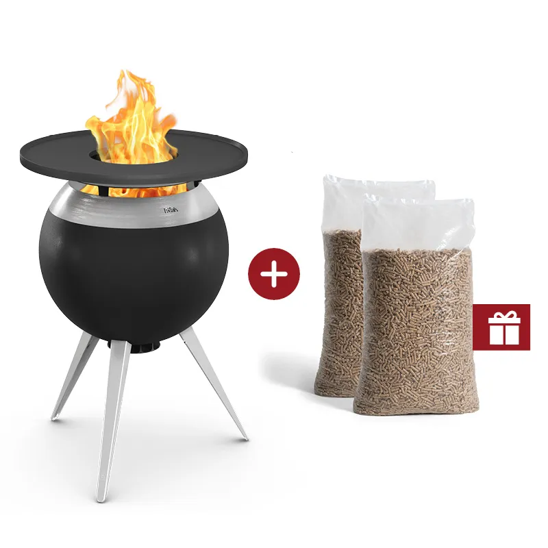 MOON 55 Plancha-Grillset hoch
