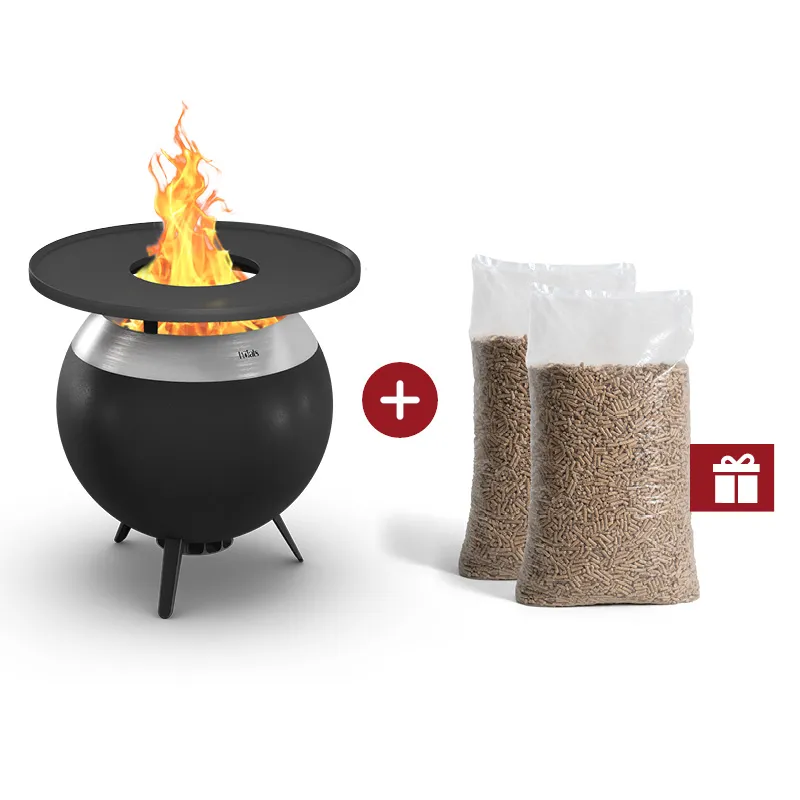 MOON 55 Plancha-Grillset niedrig