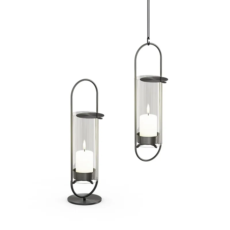 OVAL CANDLE 35 schwarz