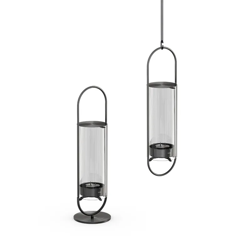 OVAL CANDLE 35 schwarz