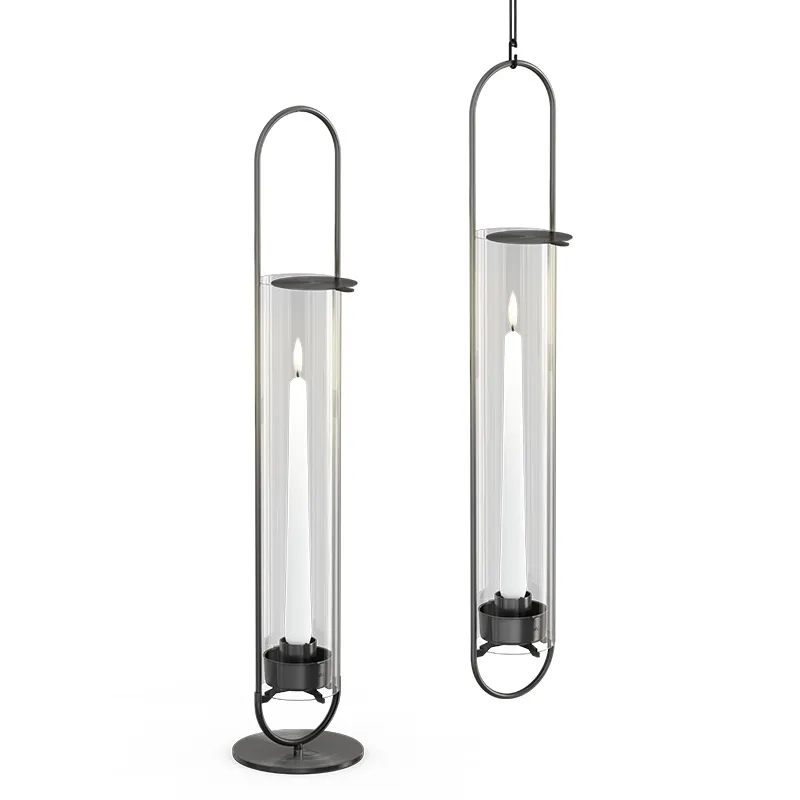 OVAL CANDLE 55 schwarz