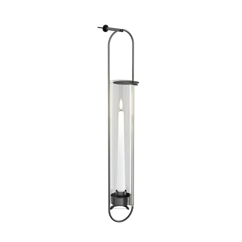 OVAL CANDLE Wandhalter schwarz