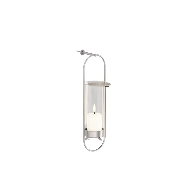 OVAL CANDLE Wandhalter silber