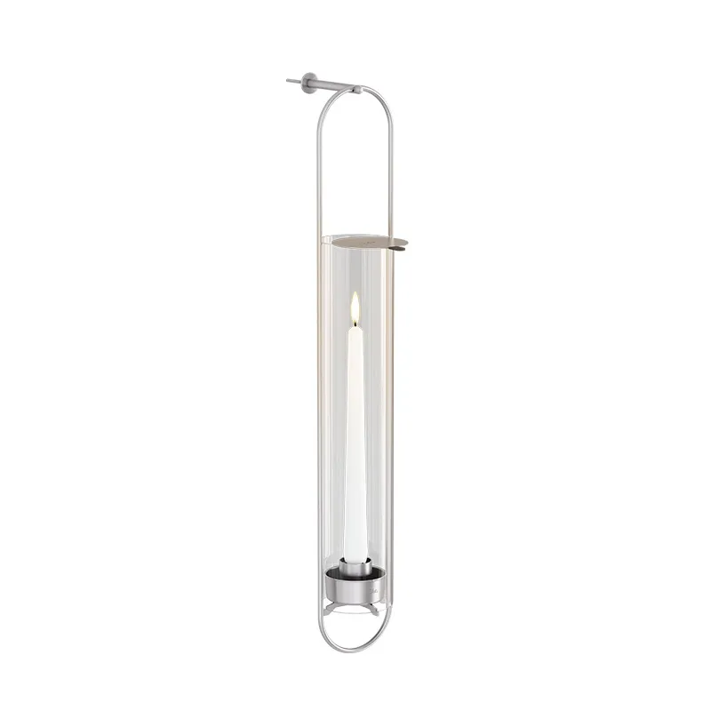 OVAL CANDLE Wandhalter silber