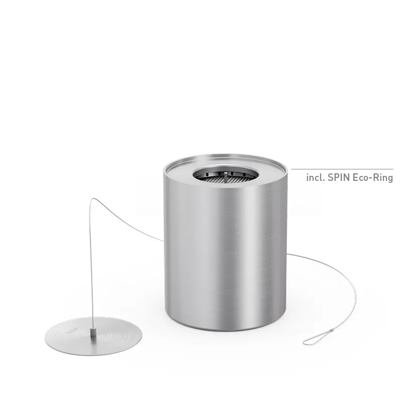 SPIN 1200 Bio-Burner mit Eco-Ring und Löschdeckel