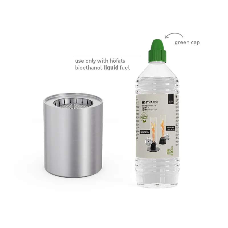 SPIN 900 Bio-Burner mit Eco-Ring und Löschdeckel
