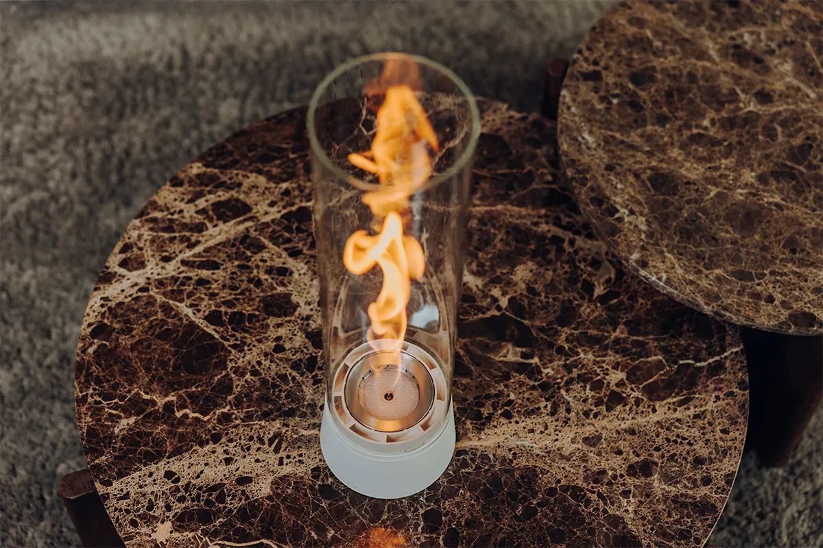 SPIN air 1200 Tischfeuer creme