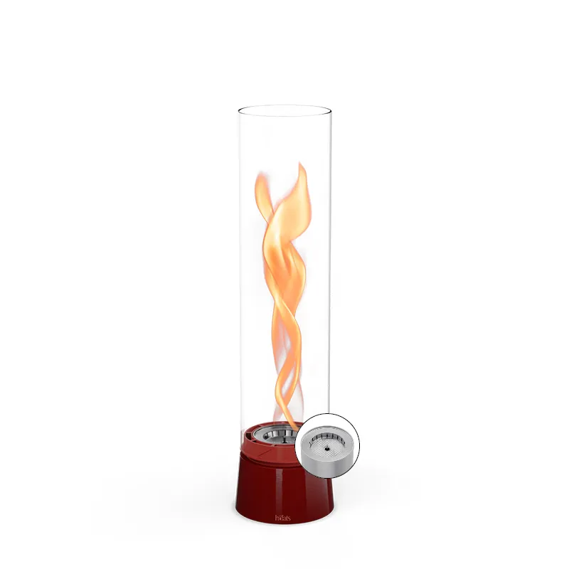 SPIN air 1200 Tischfeuer Emaille rot