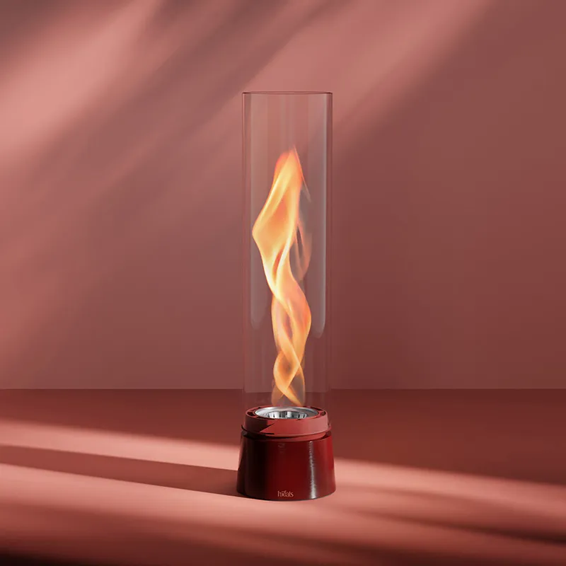 SPIN air 1200 Tischfeuer Emaille rot