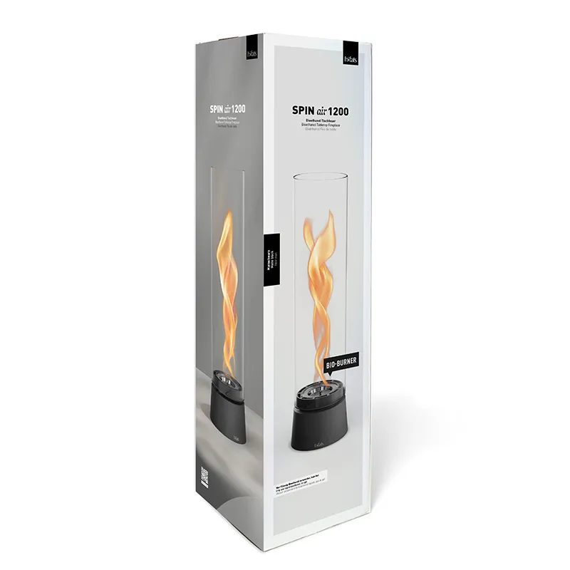 SPIN air 1200 Tischfeuer mattschwarz