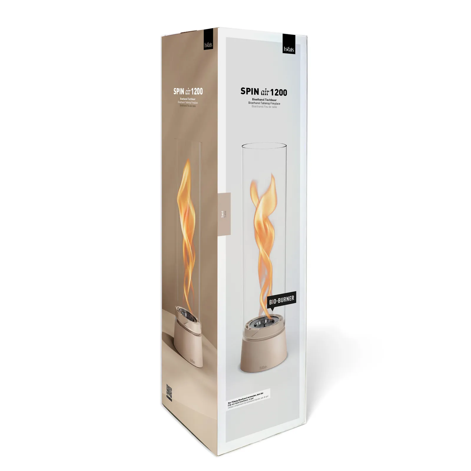 SPIN air 1200 Tischfeuer sand