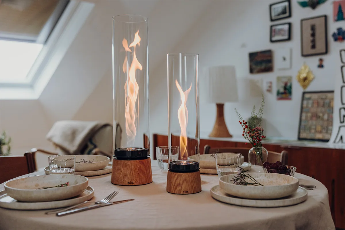 SPIN air 900 Tischfeuer Eiche