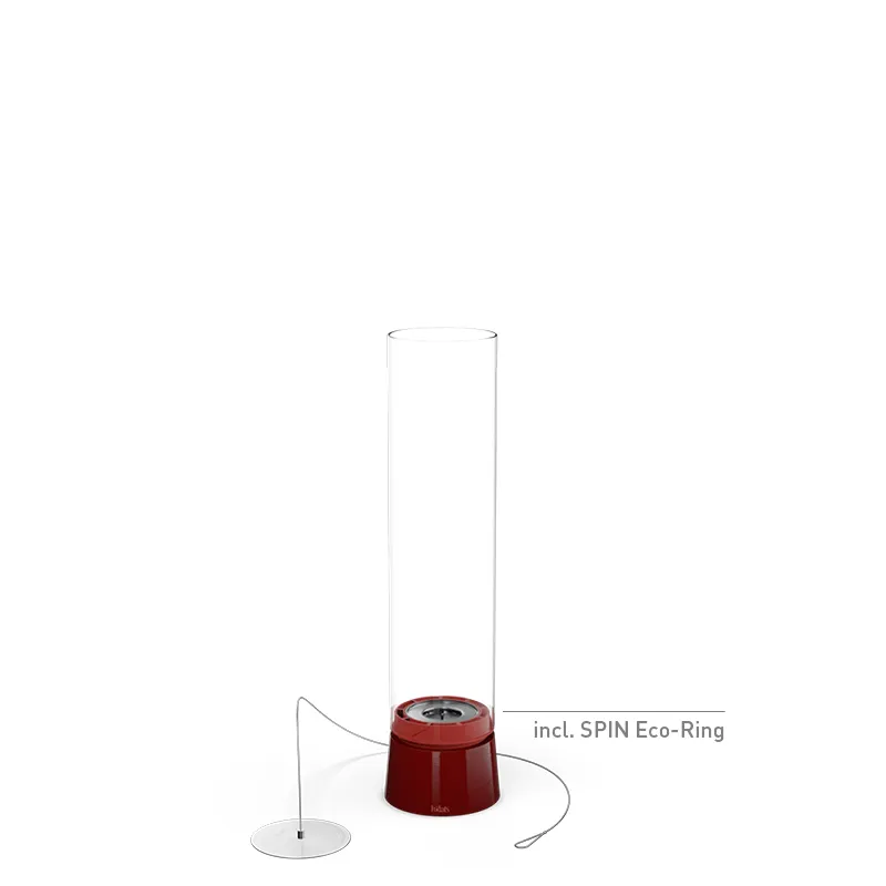 SPIN air 900 Tischfeuer Emaille rot
