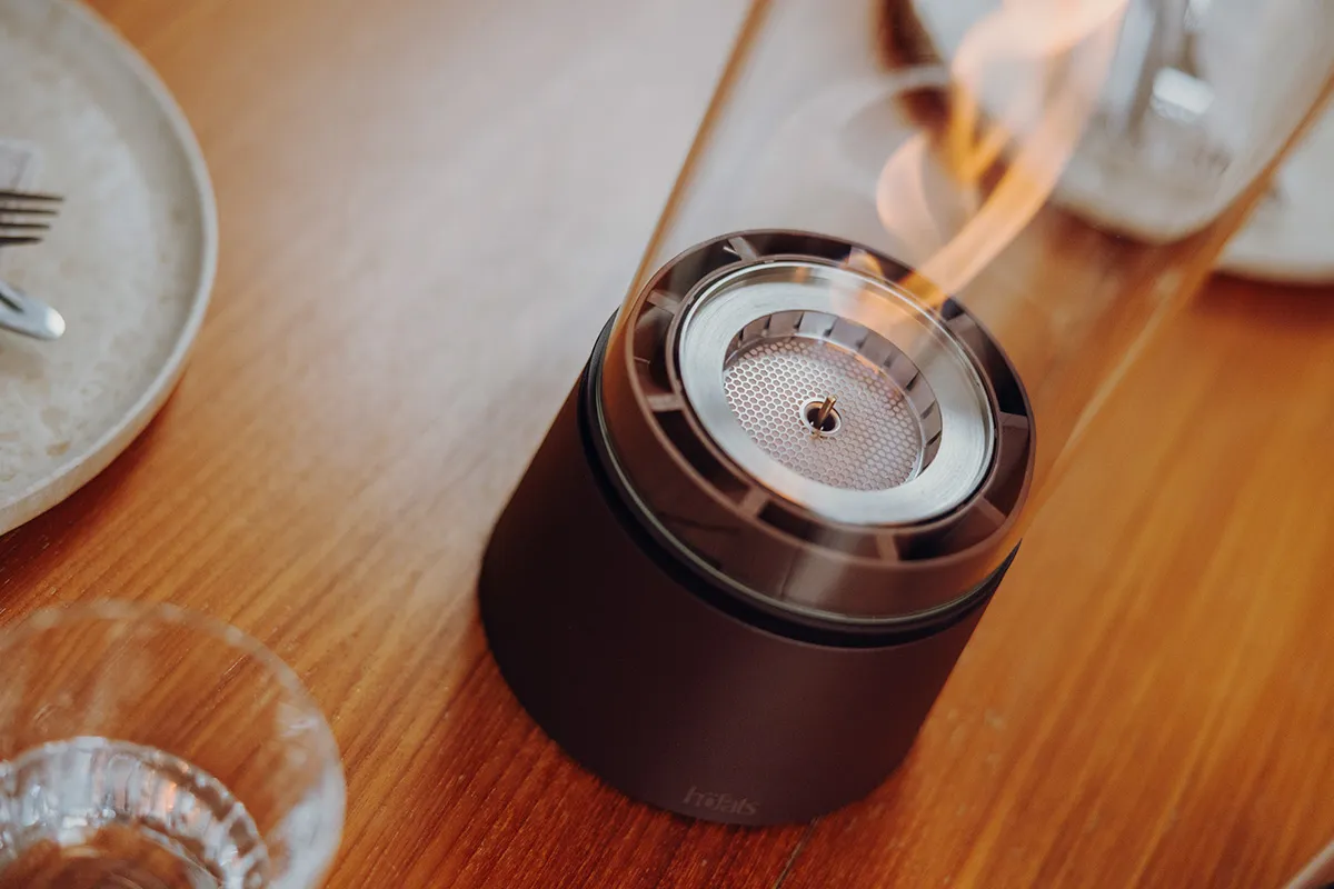 SPIN air 900 Tischfeuer rostbraun