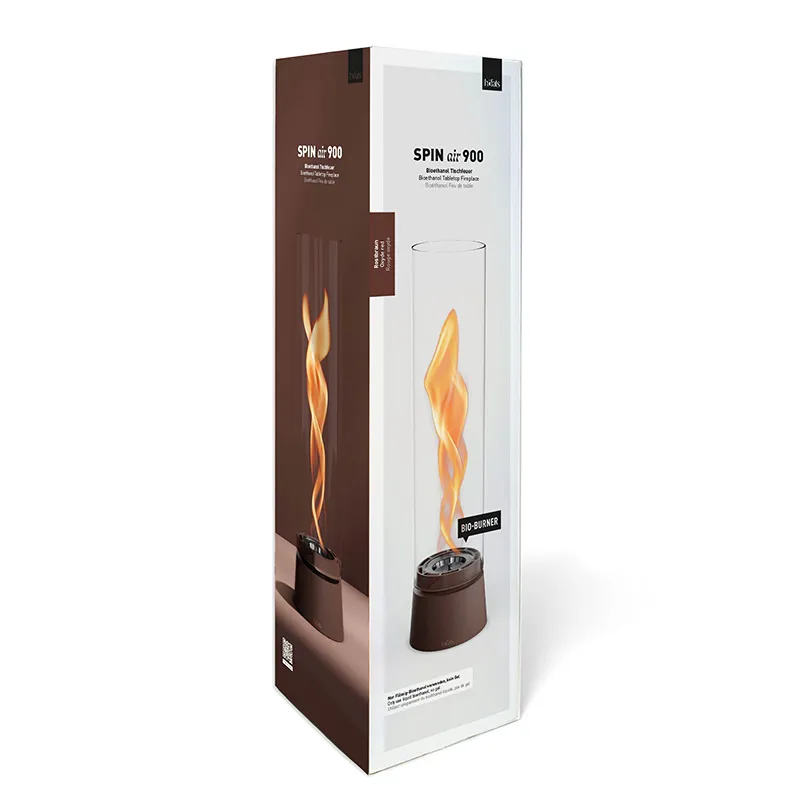 SPIN air 900 Tischfeuer rostbraun