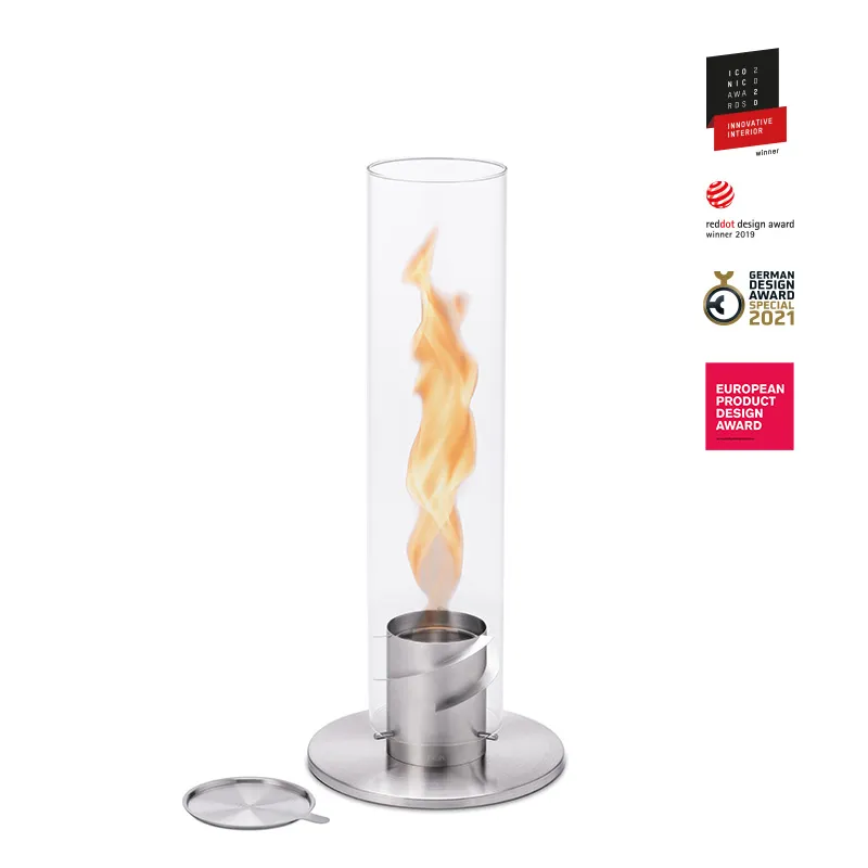 SPIN classic 120 Tischfeuer silber
