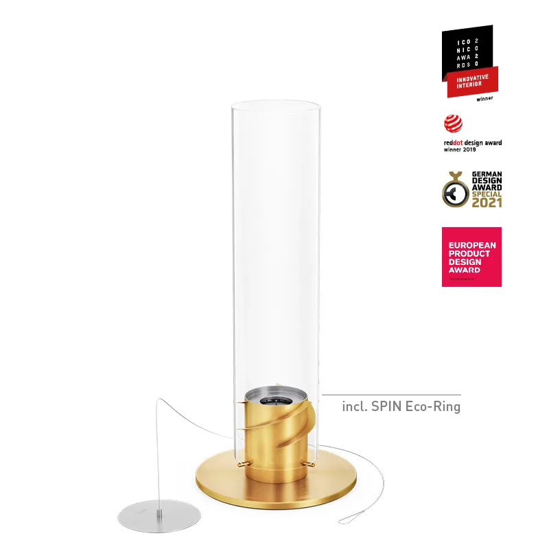 SPIN classic 1200 Tischfeuer gold