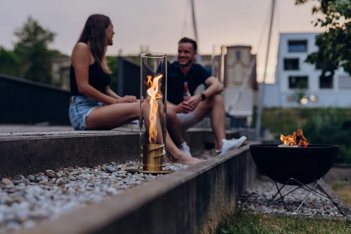SPIN classic 1200 Tischfeuer gold
