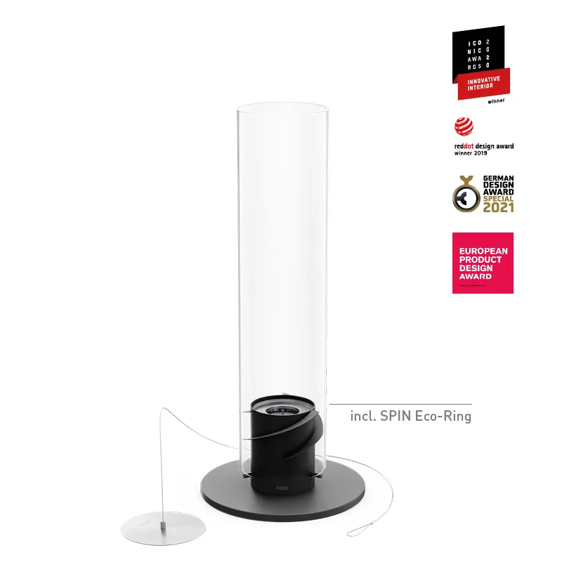 SPIN classic 1200 Tischfeuer schwarz