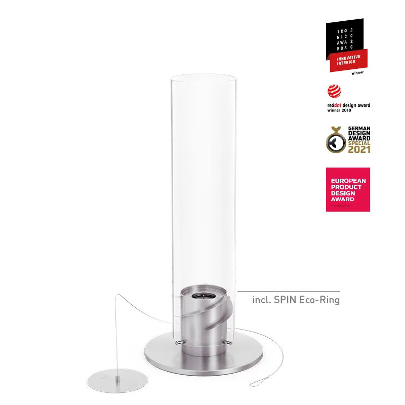 SPIN classic 1200 Tischfeuer silber