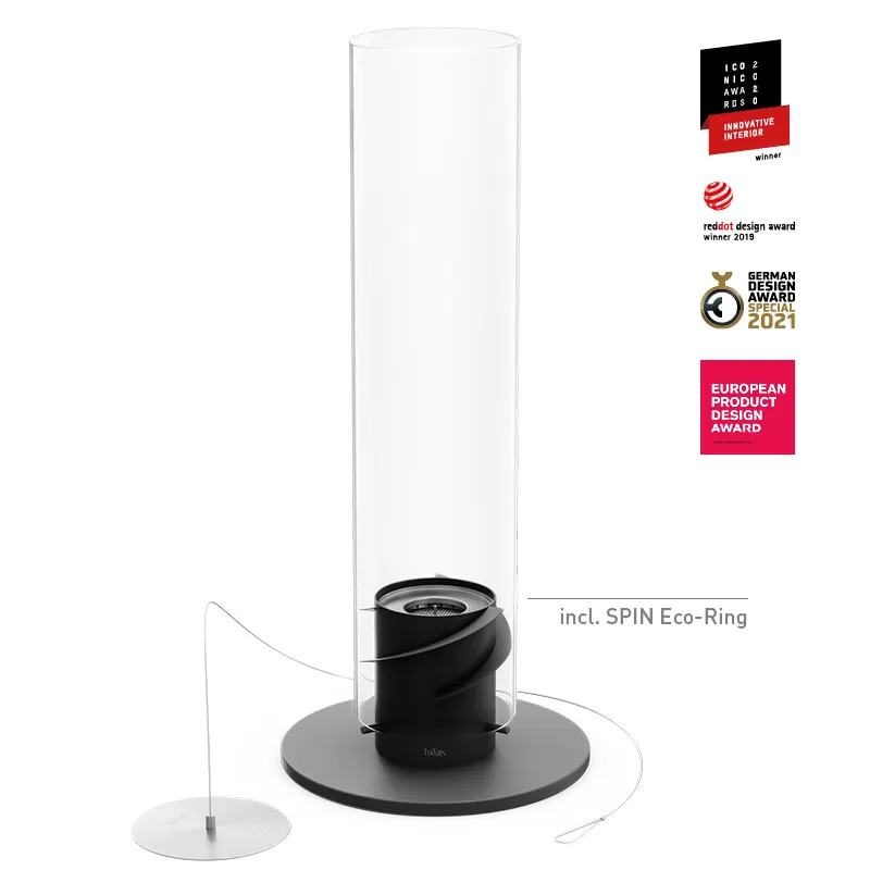 SPIN classic 1500 Tischfeuer schwarz