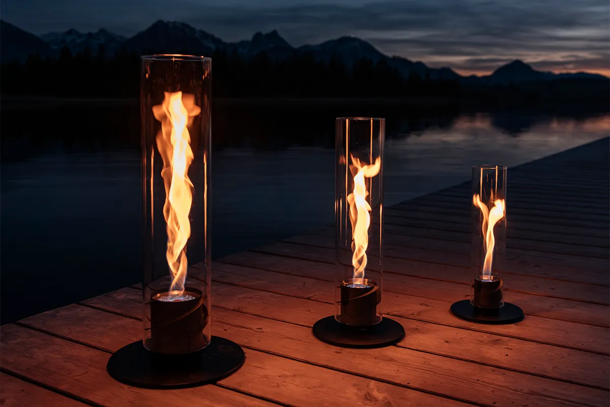 SPIN classic 1500 Tischfeuer schwarz