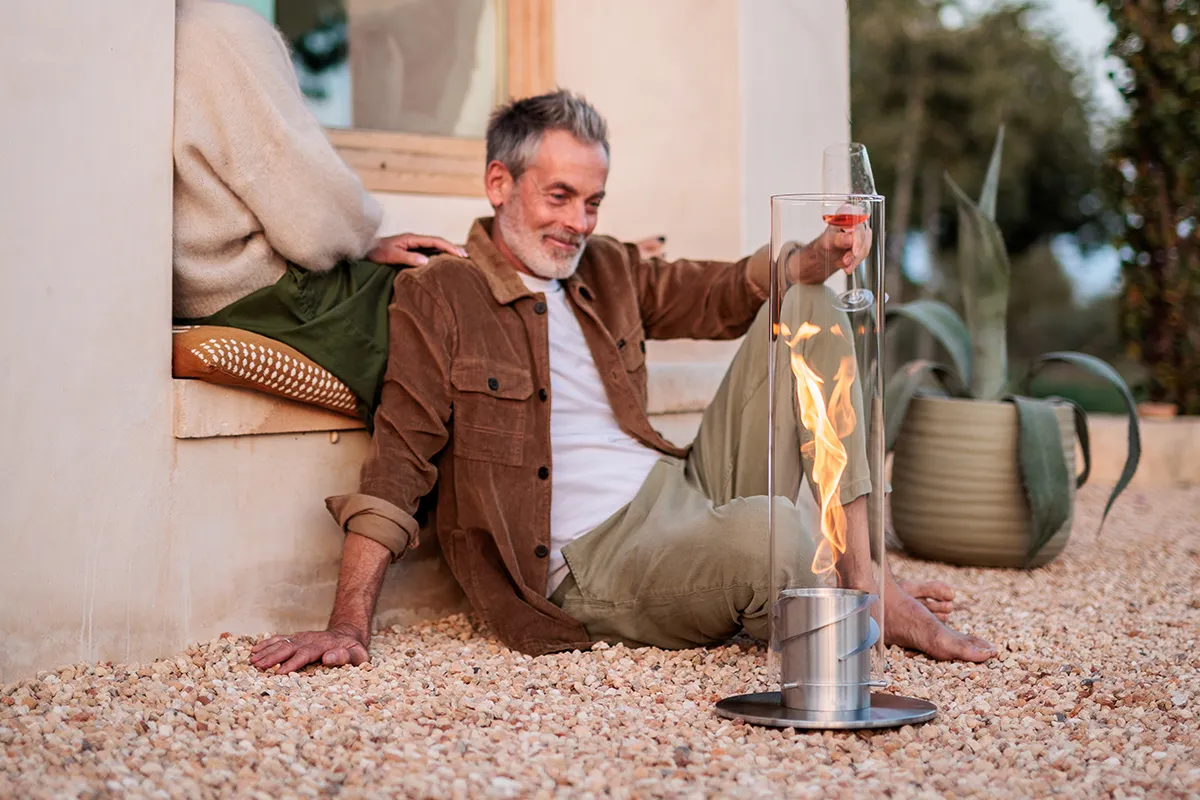 SPIN classic 1500 Tischfeuer silber