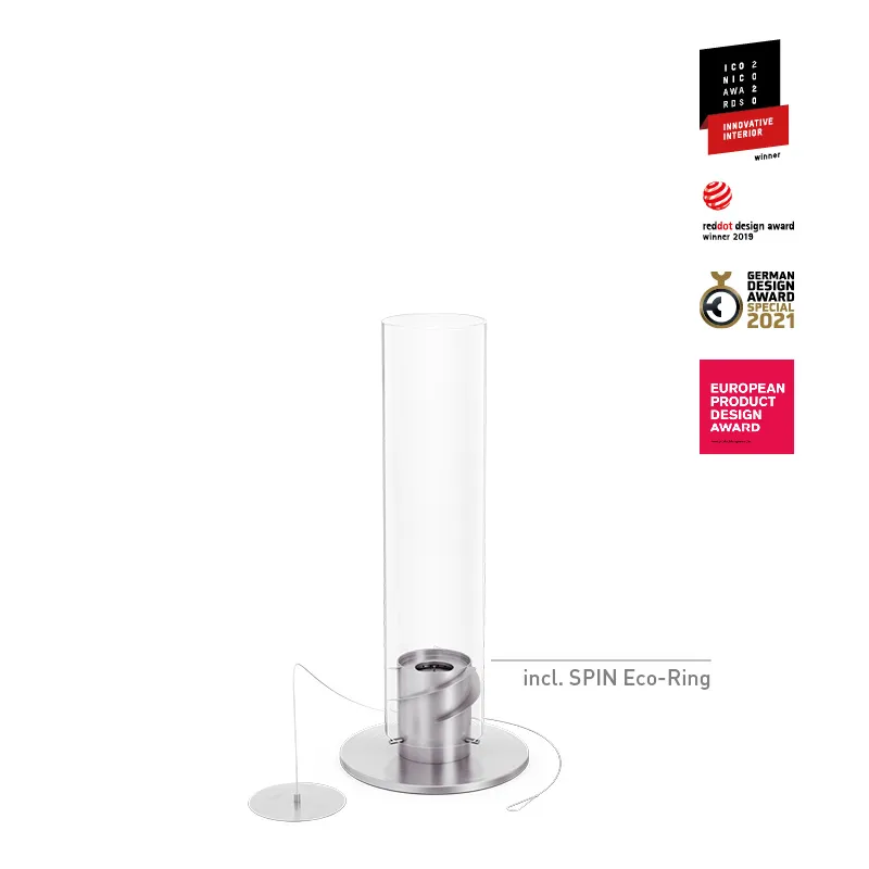 SPIN classic 900 Tischfeuer silber