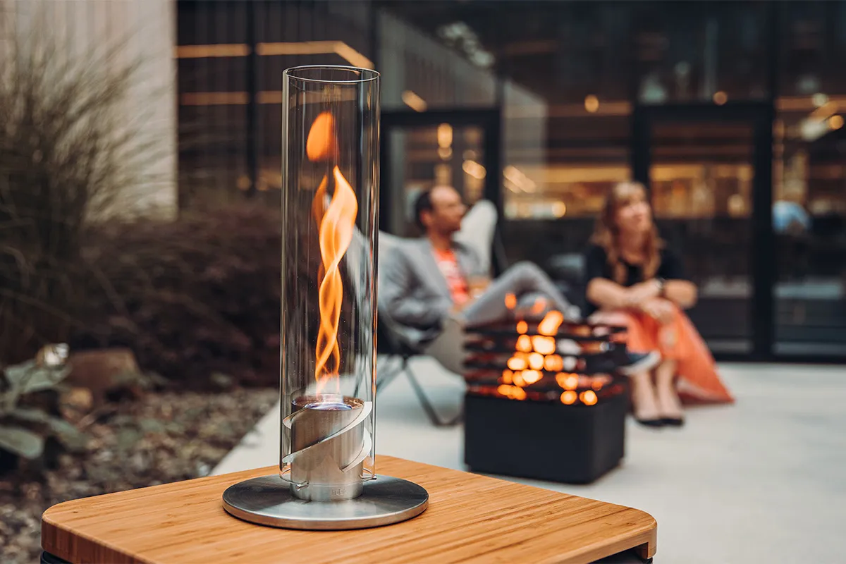 SPIN classic 900 Tischfeuer silber