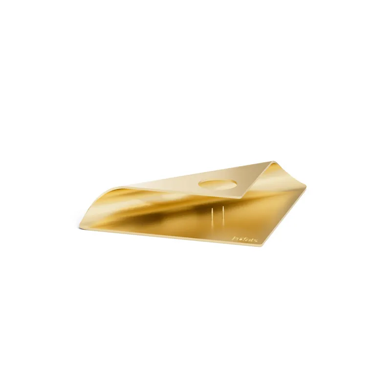 SQUARE CANDLE Kerzenhalter gold