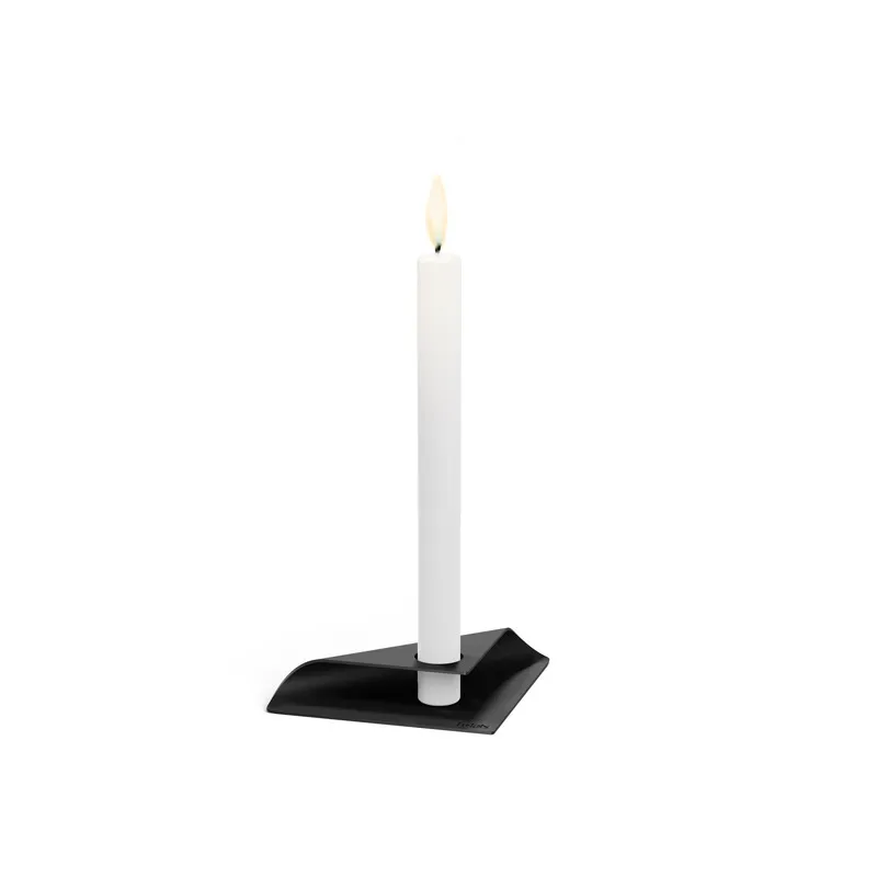SQUARE CANDLE Kerzenhalter-Set schwarz